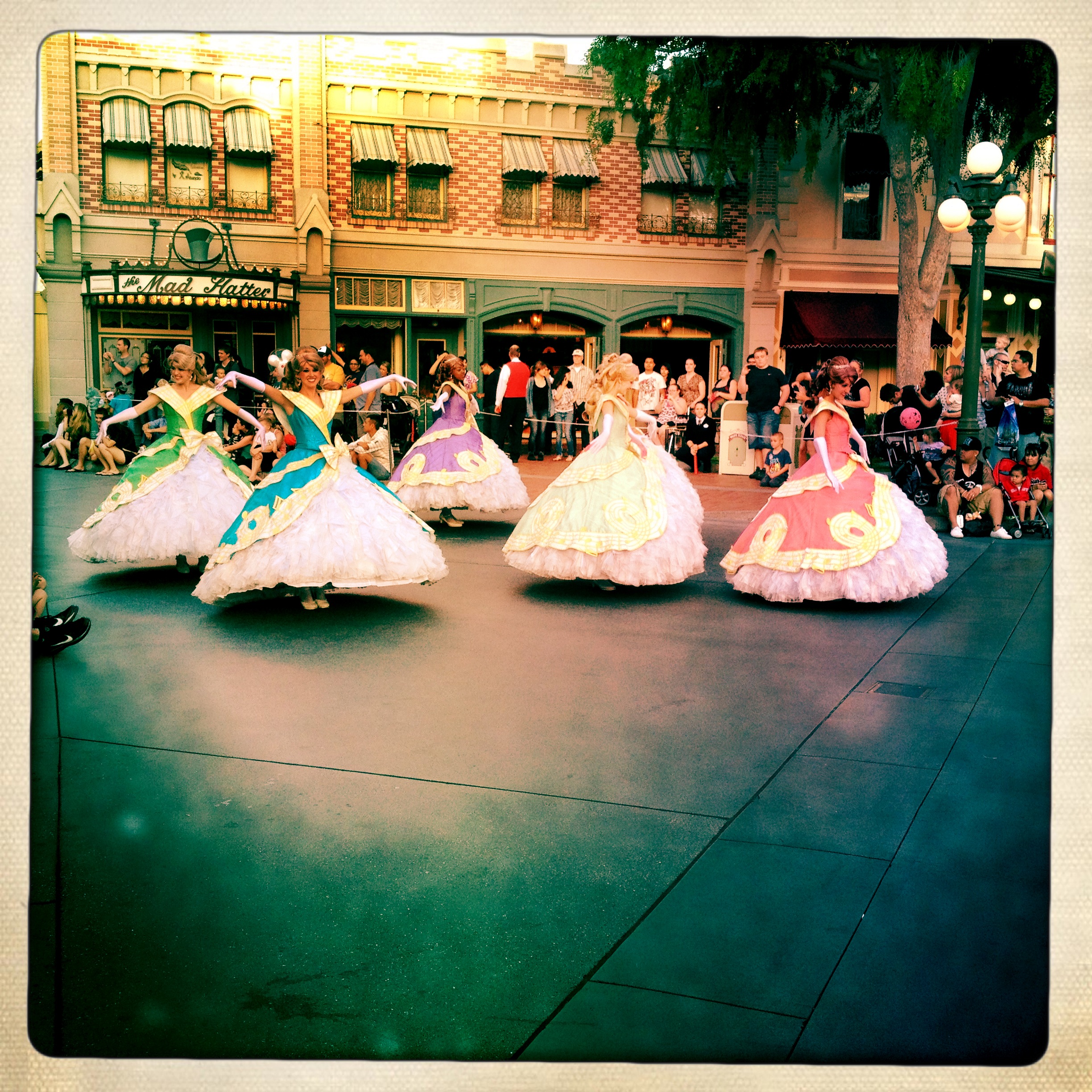 Disney Princesses in Parade
